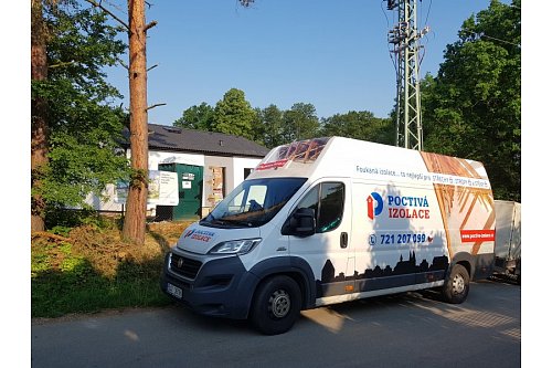 Izolace stropu dřevostavby rodinného domu v Šťáhlavech